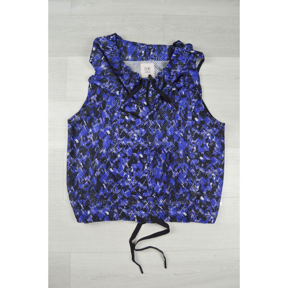 Fabletics Demi Lovato "Damara" Limited Edition Mesh Vest Size M